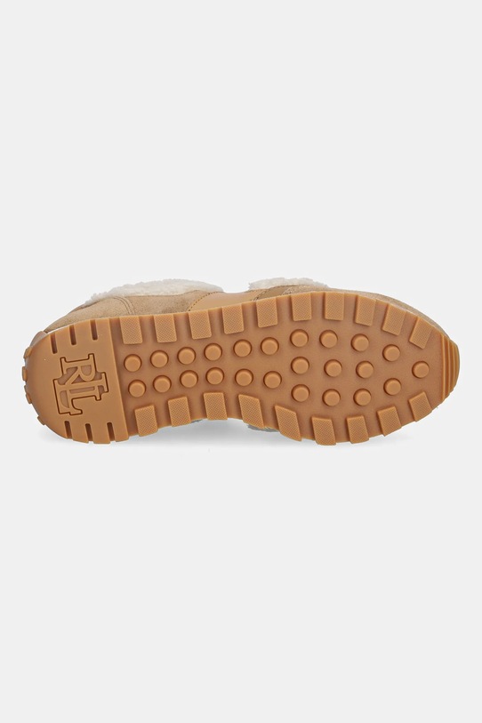 Lauren Ralph Lauren sneakersy skórzane Dani 802980566001.101 beżowy
