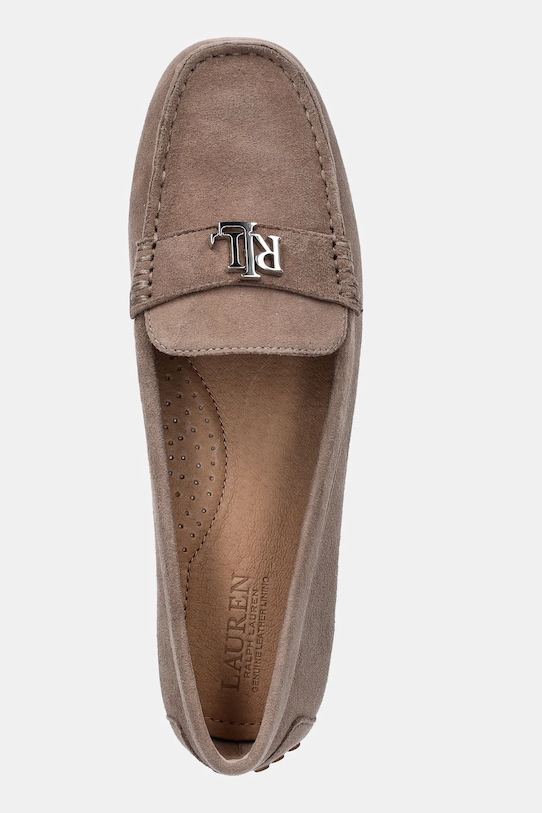 Lauren Ralph Lauren mokasyny zamszowe Barnsbury beżowy 802821629031.230