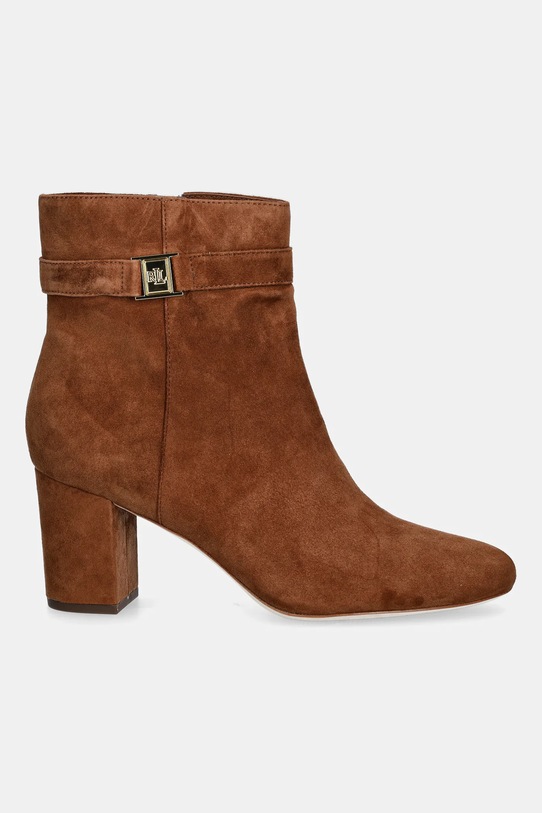 Σουέτ μπότες Lauren Ralph Lauren Kellie Bt Hl 802967827002.200 καφέ AW25