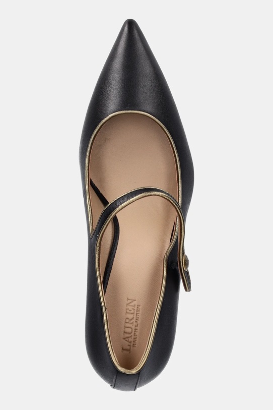 Δερμάτινες γόβες Lauren Ralph Lauren Lanette Mj2 μαύρο 802980112001.001