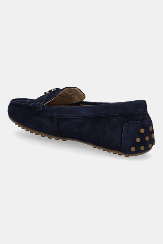 Scarpe Lauren Ralph Lauren mocassini in camoscio Barnsbury 802821629029.410 blu navy