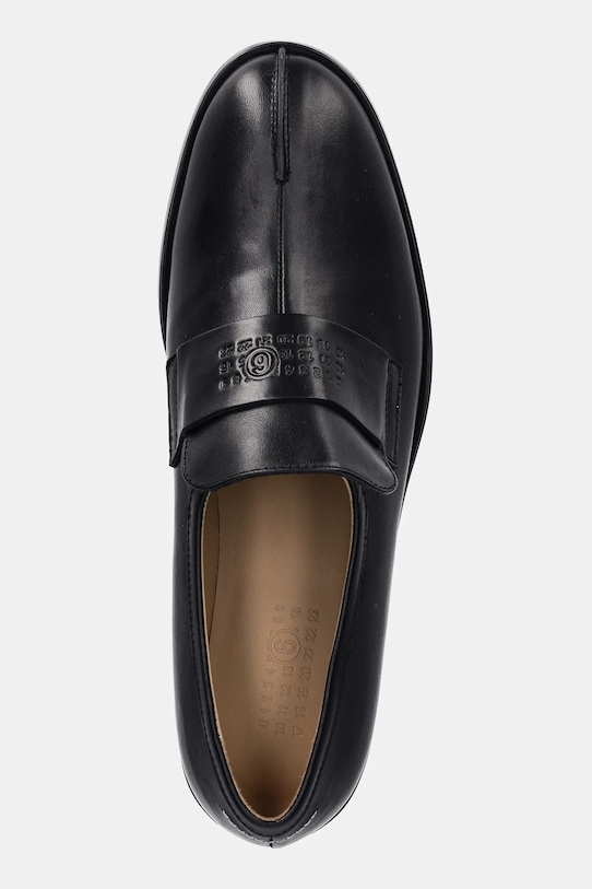 MM6 Maison Margiela mocasini de piele negru S59WR0096.P5000.T8013