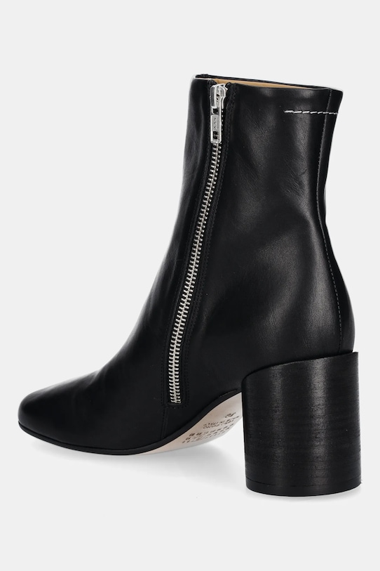 Obutev Usnjeni gležnarji MM6 Maison Margiela S59WU0260.P5000.T8013 črna