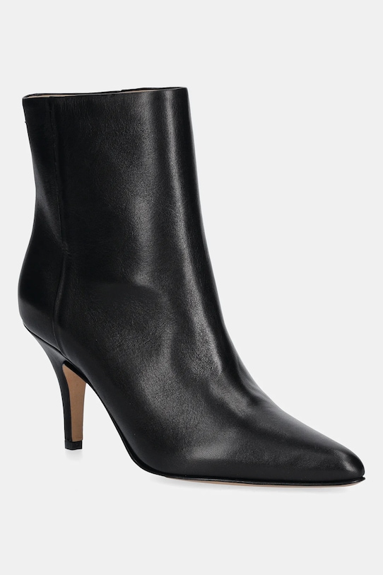 MM6 Maison Margiela botki skórzane nieocieplane czarny S59WU0261.P6783.T8013