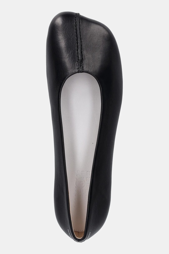 Кожени балеринки MM6 Maison Margiela черен S59WZ0097.P5000.T8013