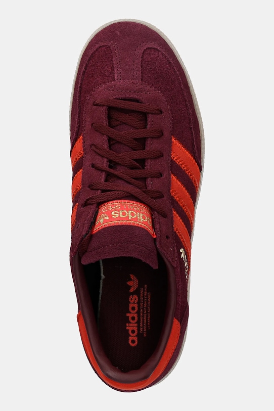 Semišové tenisky adidas Originals Handball Spezial W burgundské JR0848