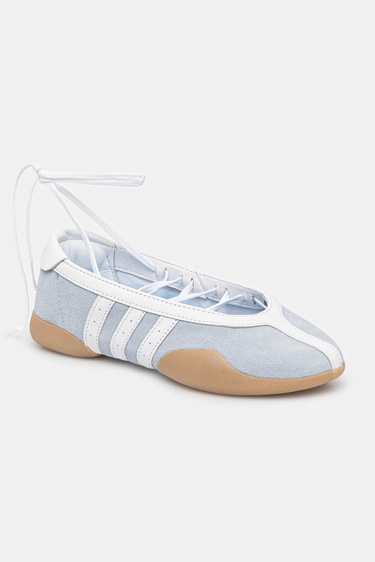 adidas Originals suede ballet flats Taekwondo Mei Ballet W grain leather blue JR5758