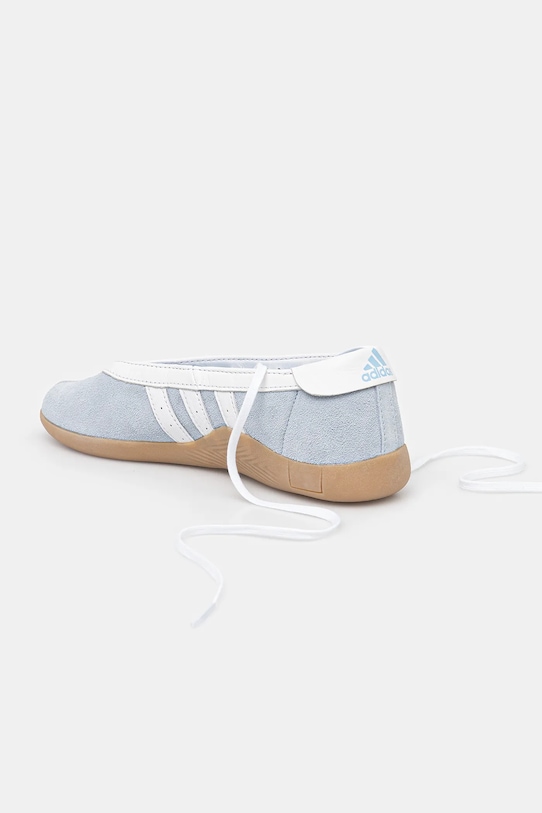 Obuwie adidas Originals baleriny zamszowe Taekwondo Mei Ballet W JR5758 niebieski