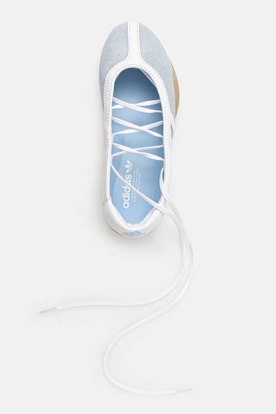 adidas Originals suede ballet flats Taekwondo Mei Ballet W blue JR5758