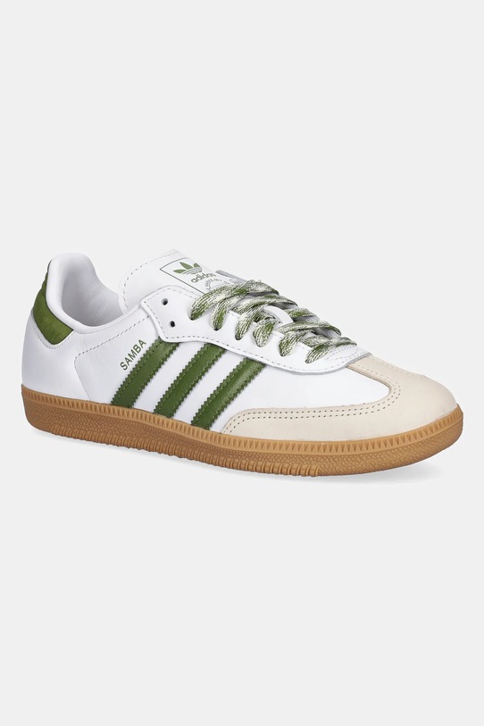 adidas Originals sneakersy skórzane Samba Og W niska biały JS1352