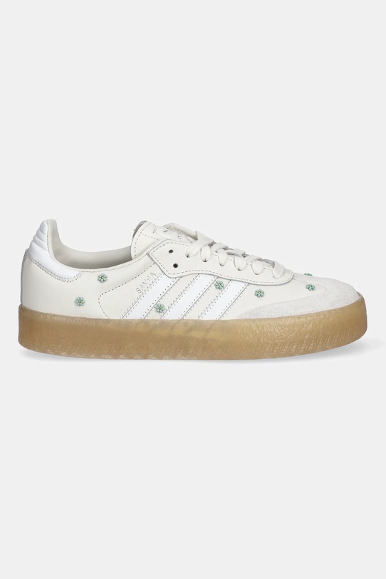 adidas Originals sneakersy skórzane Sambae W JS3953 beżowy AW25