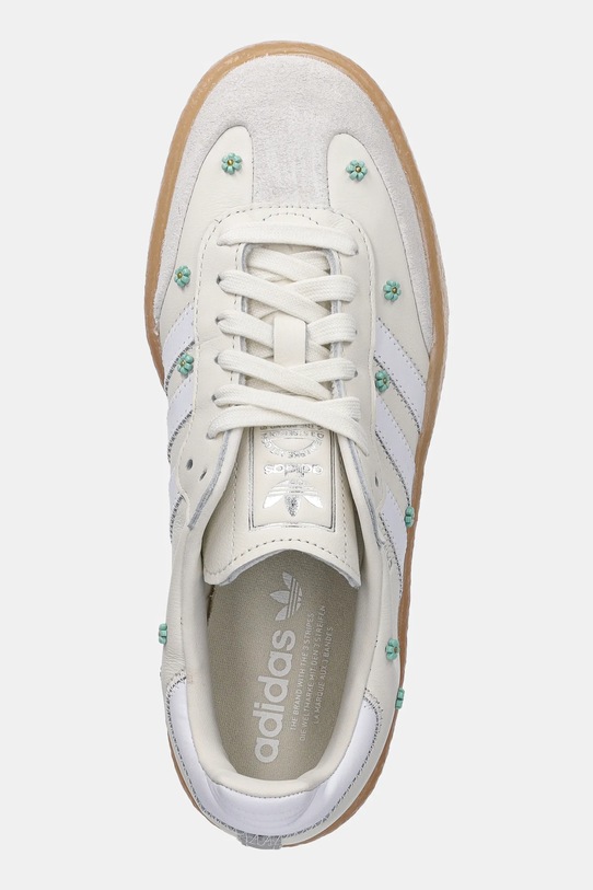 adidas Originals sneakersy skórzane Sambae W beżowy JS3953