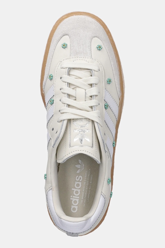 Kožne tenisice adidas Originals Sambae W bež JS3953