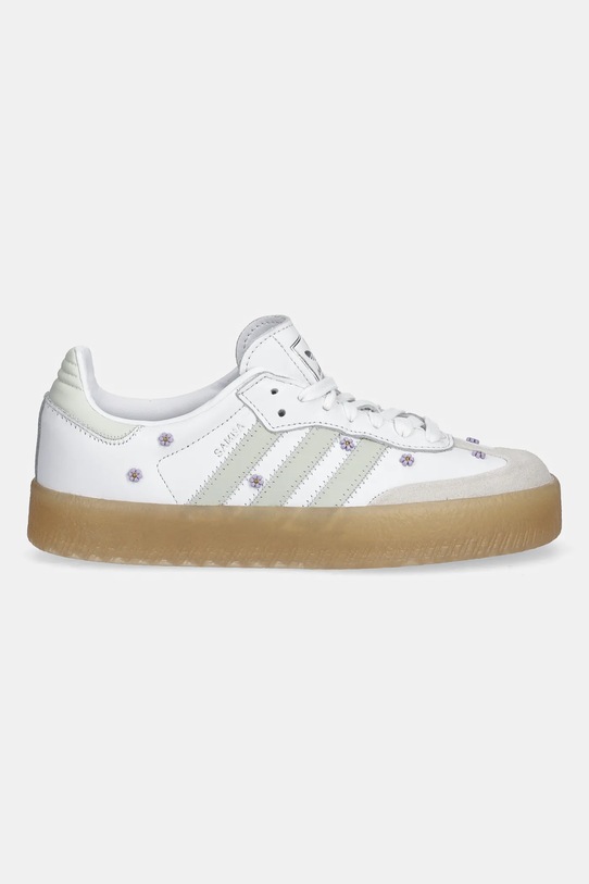 adidas Originals sneakersy skórzane Sambae W JS3954 biały AW25