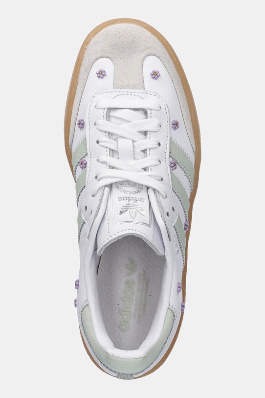 adidas Originals sneakersy skórzane Sambae W JS3954 biały