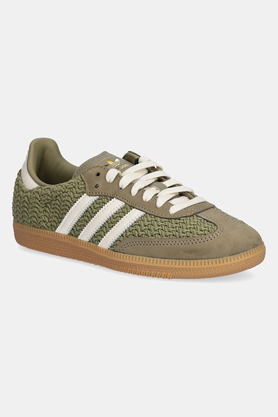 Tenisky adidas Originals Samba Og W plochá zelená JR9447
