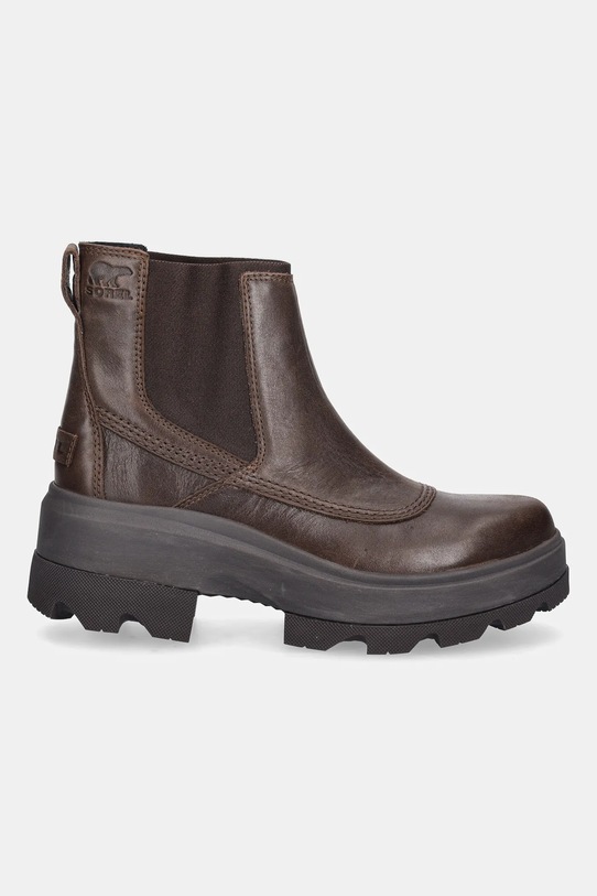 Sorel sztyblety skórzane JOAN FRWD CHELSEA 2138421256 brązowy AW25