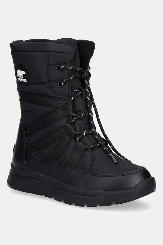 Sorel śniegowce WHITNEY III TALL WP syntetyczny czarny 2138481010
