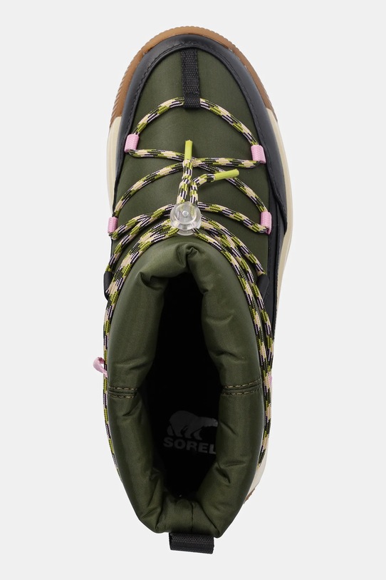 Sorel śniegowce WHITNEY III SLIP-ON WP zielony 2138501355
