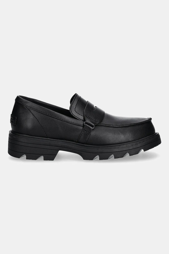 Sorel mocasini de piele REVEL AVE LOAFER 2144851010 negru AW25