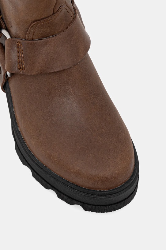 Sorel kozaki skórzane JOAN FRW TALL brązowy 2144861256
