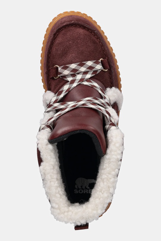 Sorel śniegowce ONA AVE ALPINE BOOT WP bordowy 2088311628