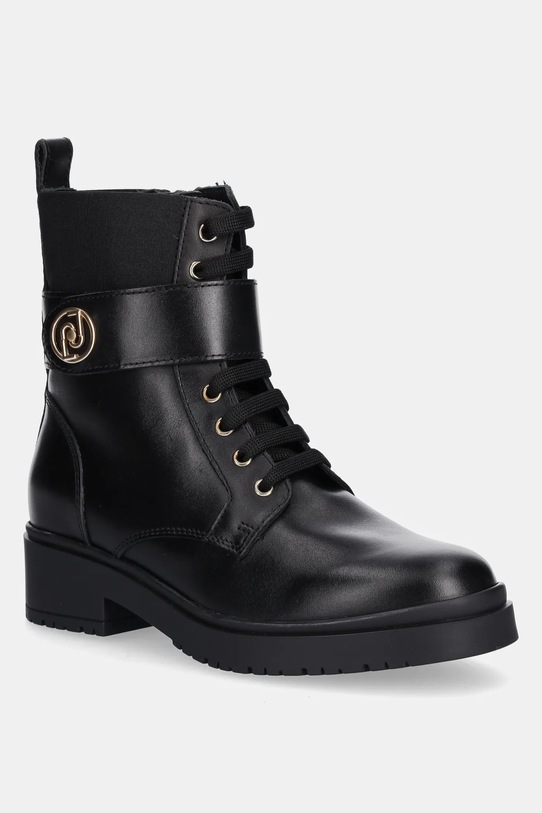 Δερμάτινες μπότες Liu Jo NEW NANCY ECO 2-1 φλατ μαύρο SA5201PX24122222