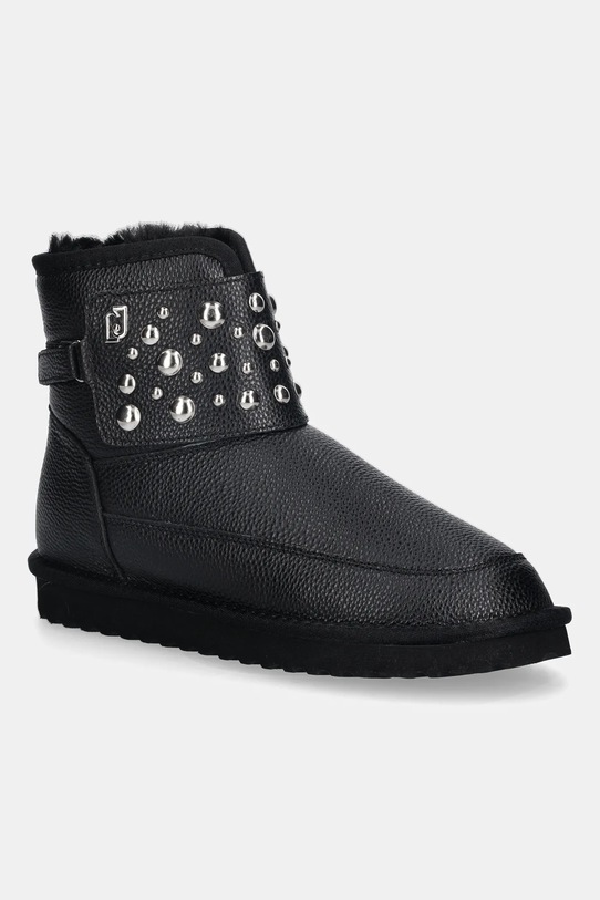 Liu Jo śniegowce skórzane JIL 08 brak zapięcia czarny SF5103PX10822222