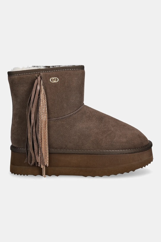 Μπότες χιονιού σουέτ Liu Jo JANE 09 SF5109PX002S3830 καφέ AW25