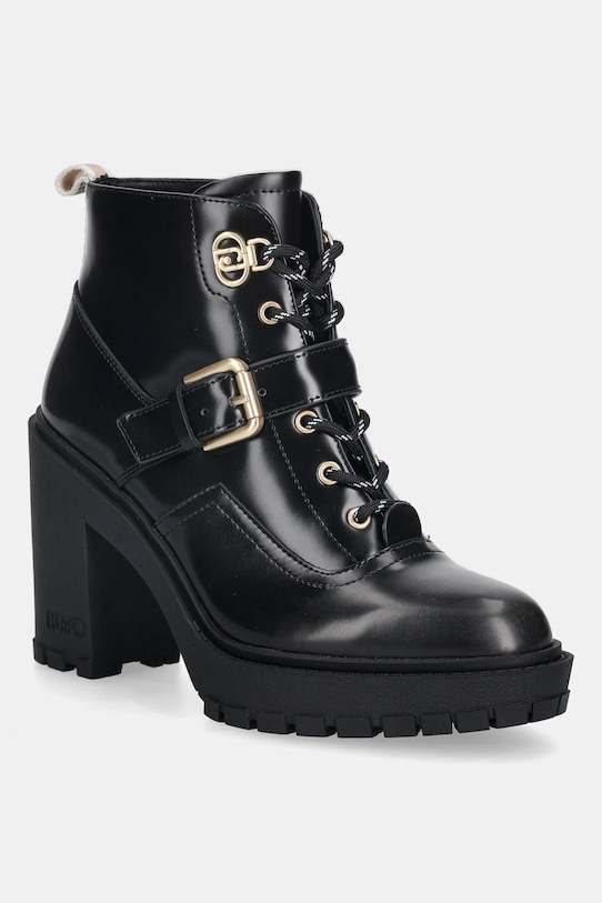 Liu Jo botki RUBY 03 imitacja skóry licowej czarny SF5071PX11222222