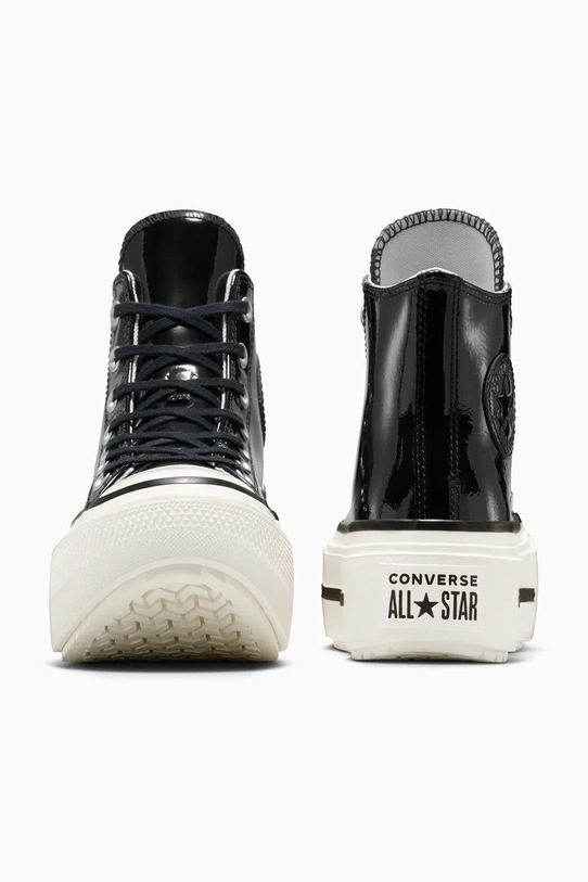 Παπούτσια Πάνινα παπούτσια Converse Chuck Taylor All Star Lift Double Stack A12977C μαύρο