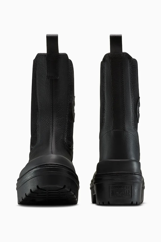 Obuwie Converse sztyblety skórzane Chuck Taylor All Star Lugged Heel Nu A12985C czarny