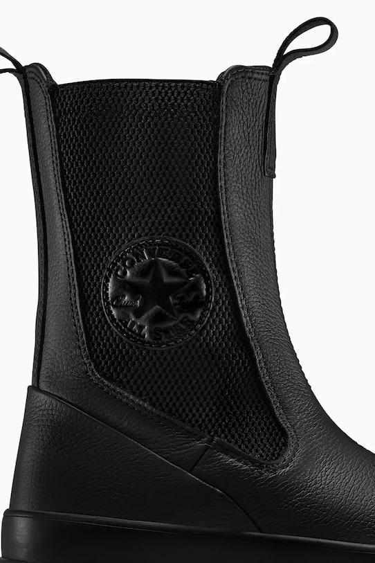 Converse sztyblety skórzane Chuck Taylor All Star Lugged Heel Nu A12985C czarny