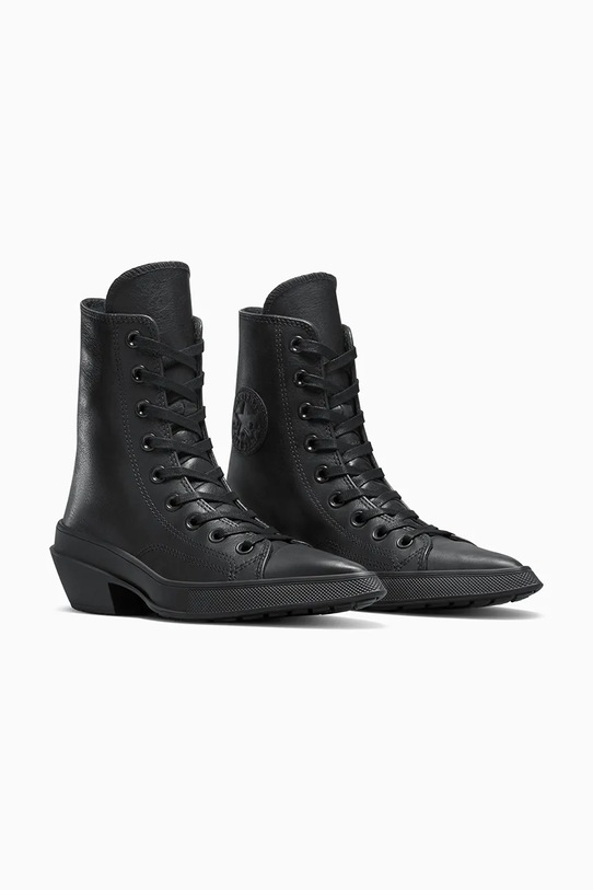 Converse scarpe da ginnastica in pelle Chuck 70 De Luxe Pointed A13014C nero AW25