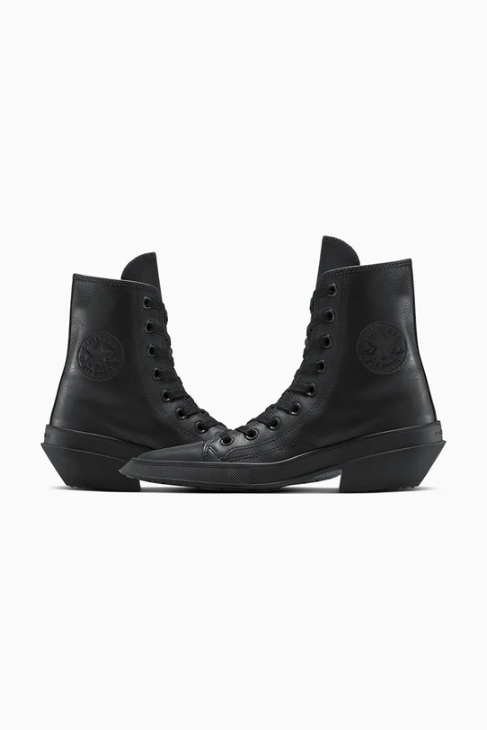 Converse scarpe da ginnastica in pelle Chuck 70 De Luxe Pointed nero A13014C