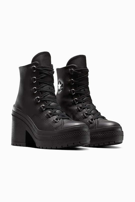 Високи кецове Converse Chuck 70 De Luxe Heel A15514C черен AW25