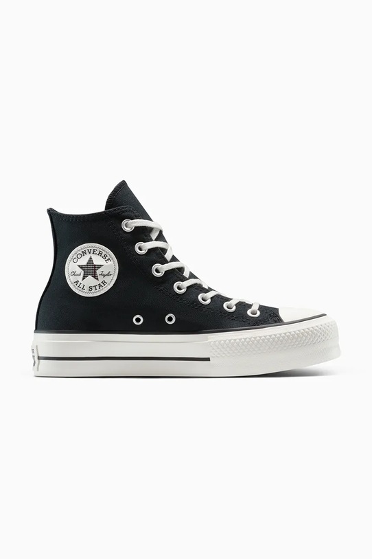 Πάνινα παπούτσια Converse Chuck Taylor All Star Lift πλατφόρμα μαύρο A15534C