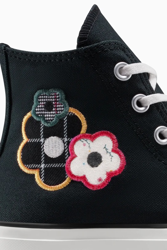 Πάνινα παπούτσια Converse Chuck Taylor All Star Lift μαύρο A15534C