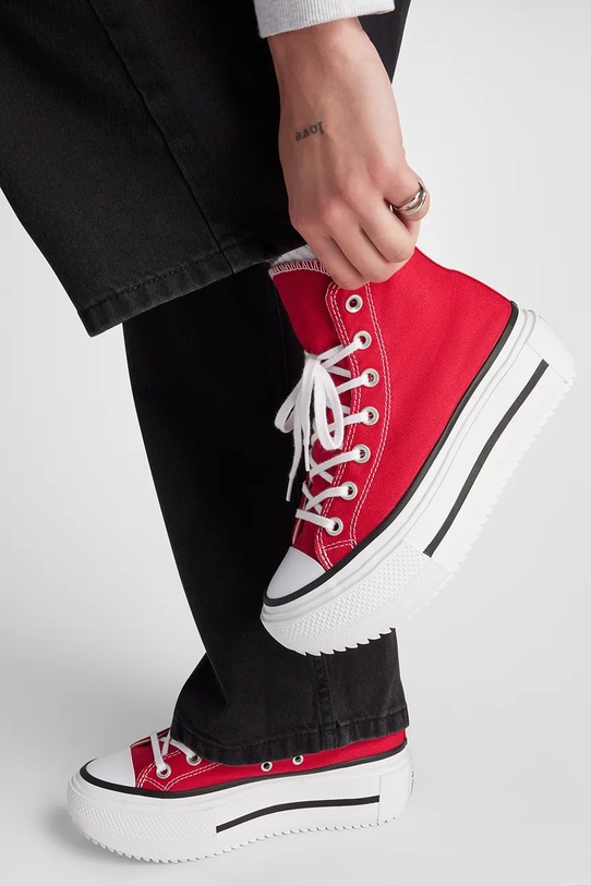 Πάνινα παπούτσια Converse Chuck Taylor All Star Lift Double Stack A15542C