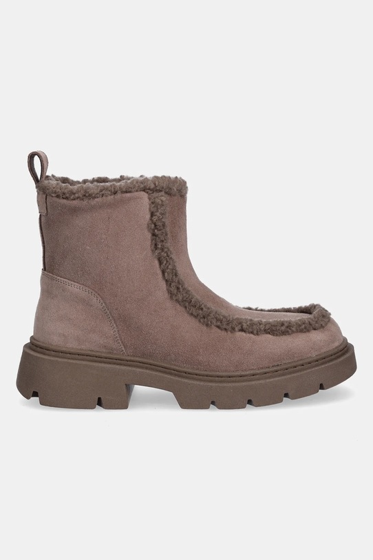 Inuikii śniegowce zamszowe Biker Suede 1002.012.0011.163 brązowy AW25