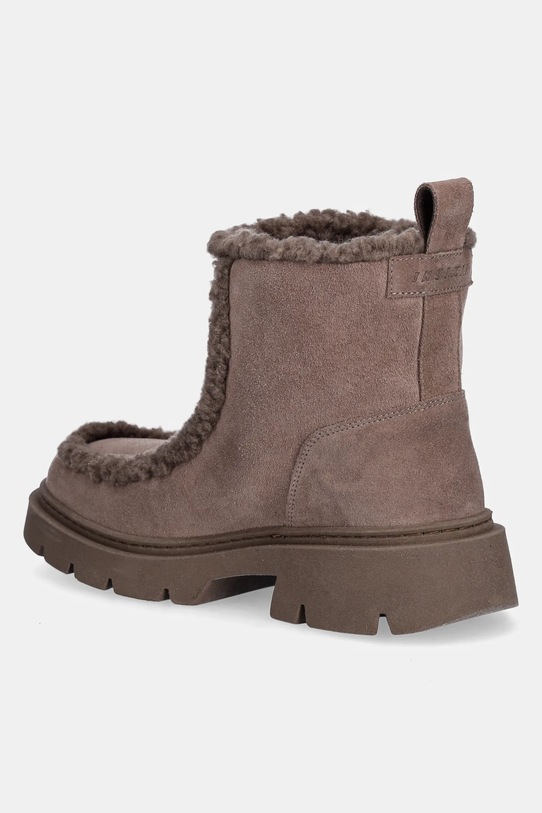 Obuwie Inuikii śniegowce zamszowe Biker Suede 1002.012.0011.163 brązowy
