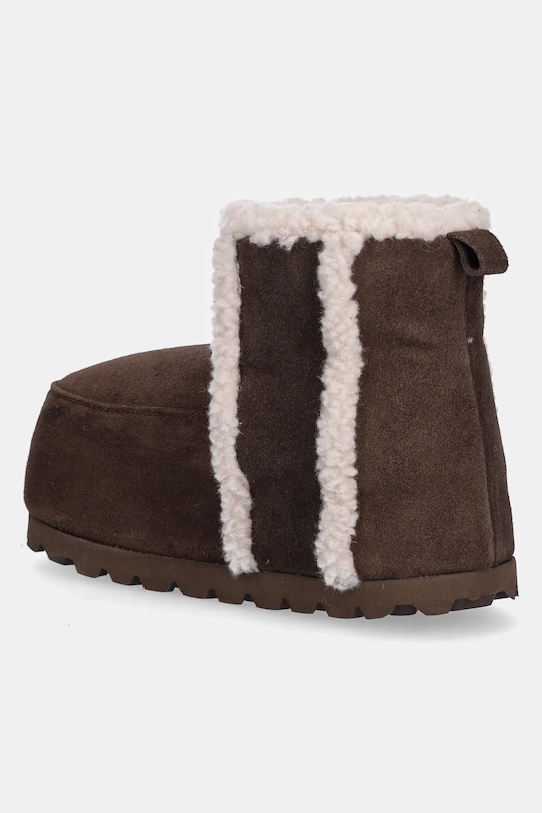 Încălțăminte Inuikii cizme de zăpadă din piele întoarsă Chunky Boot 1002.005.0021.150 maro