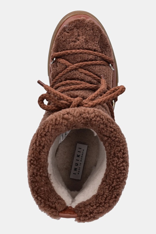 Inuikii sneakersy skórzane Curly brązowy 1001.003.0281.150