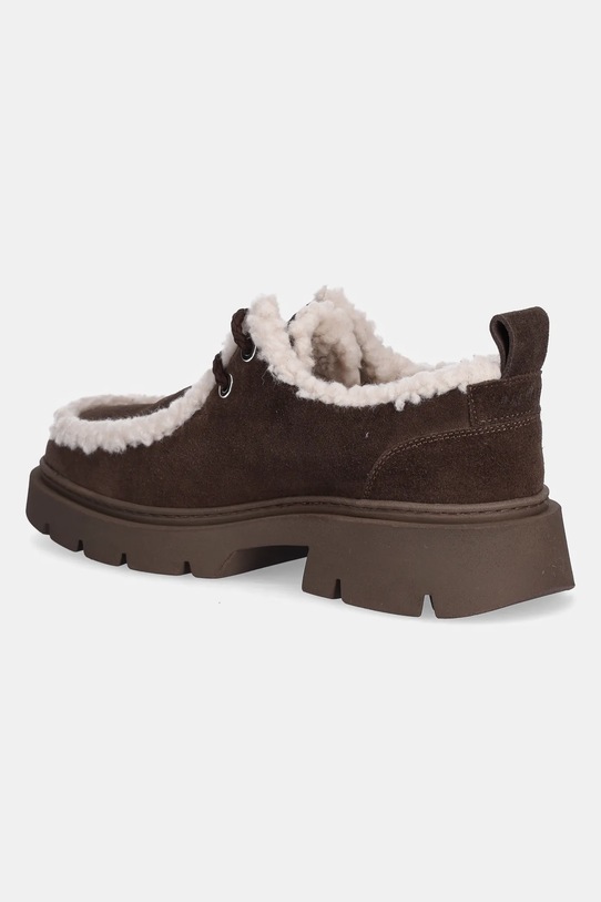 Obuwie Inuikii półbuty zamszowe Wallabee Curly 1015.003.0011.150 brązowy