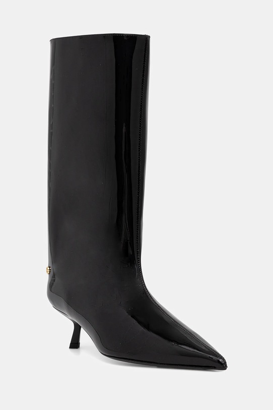 Anine Bing kozaki skórzane hilda pozostałe czarny A.14.11372