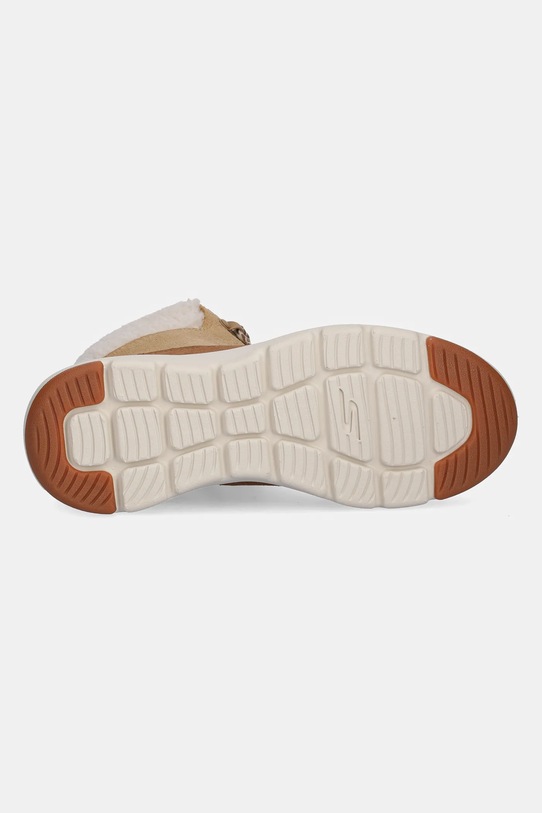 Skechers botki zamszowe GLACIAL ULTRA - AUTUMN DAYS 144206 brązowy