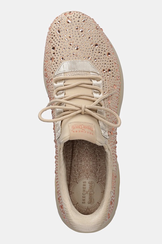 Skechers sneakersy M-UNO - RHINESTONED AIR beżowy 186070