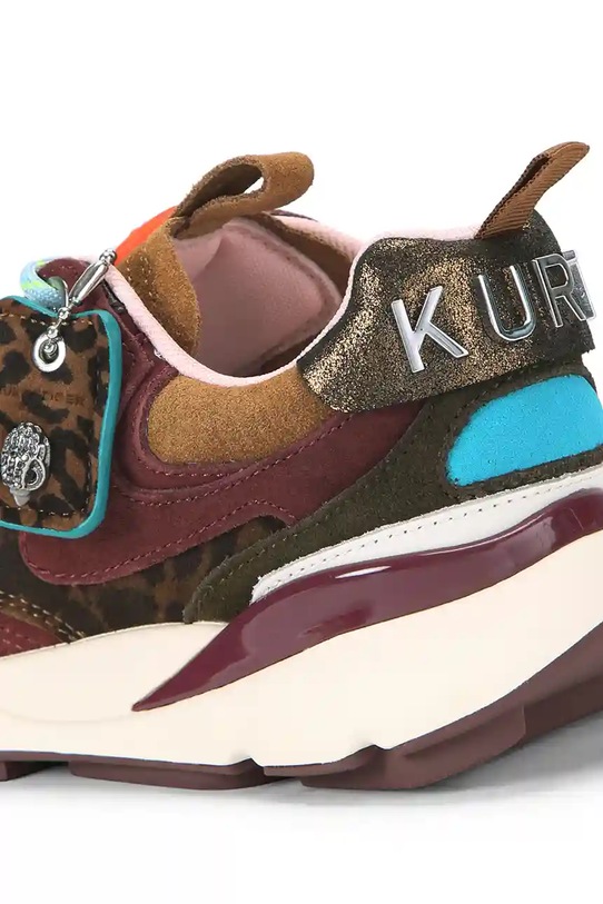 Kurt Geiger London sneakersy skórzane Kurt Runner brązowy 5064339619