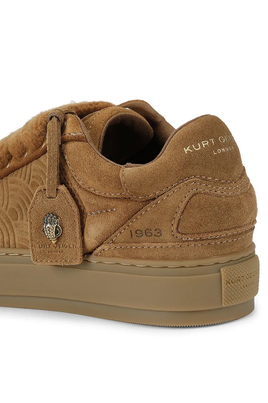 Tenisice od brušene kože Kurt Geiger London Southbank Tag smeđa 493348209