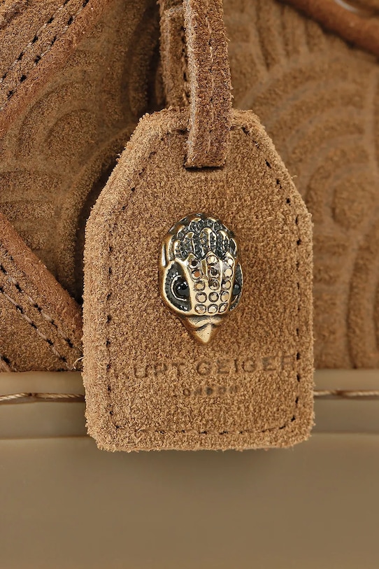 Tenisice od brušene kože Kurt Geiger London Southbank Tag 493348209 smeđa